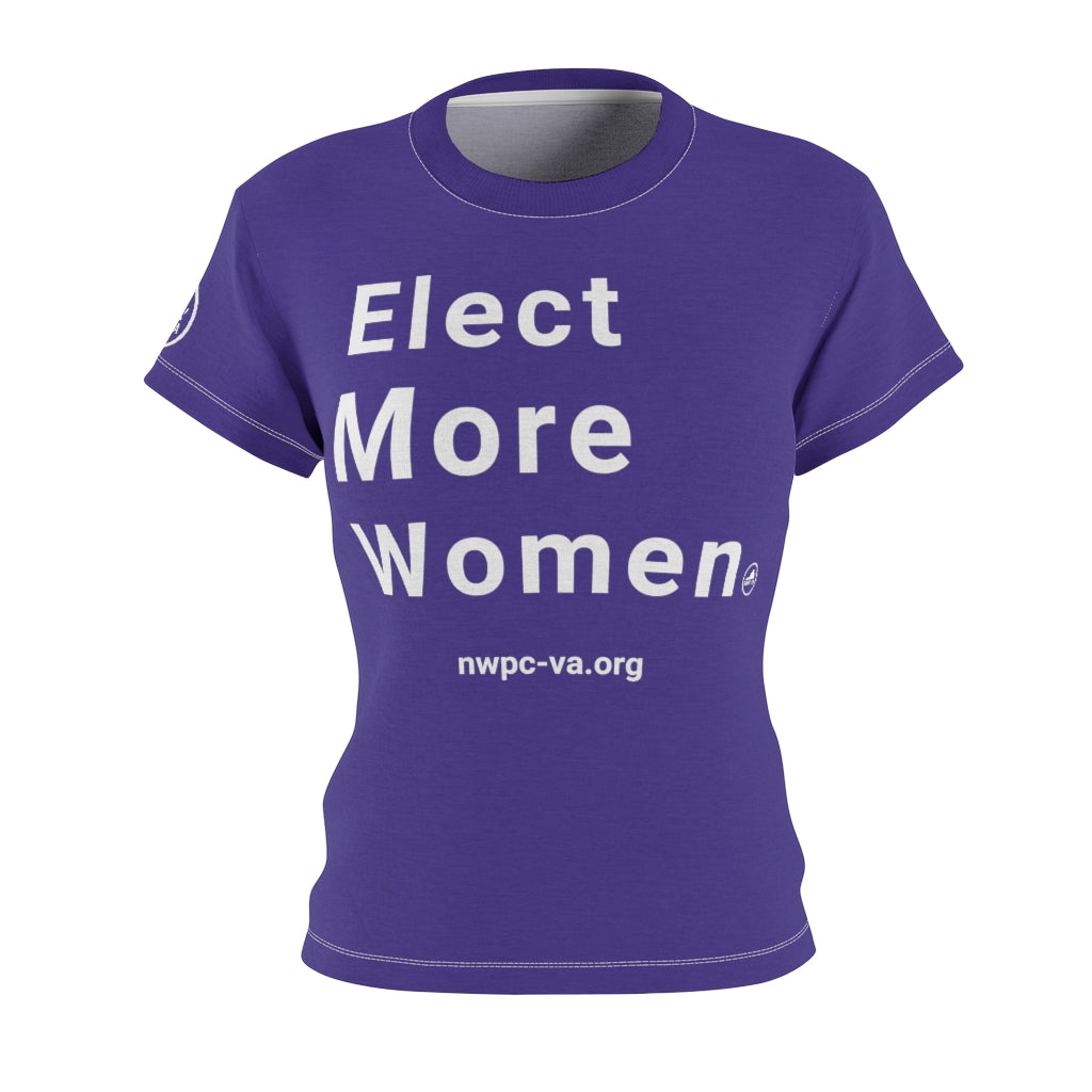 Elect More Women Women's Tee Purple