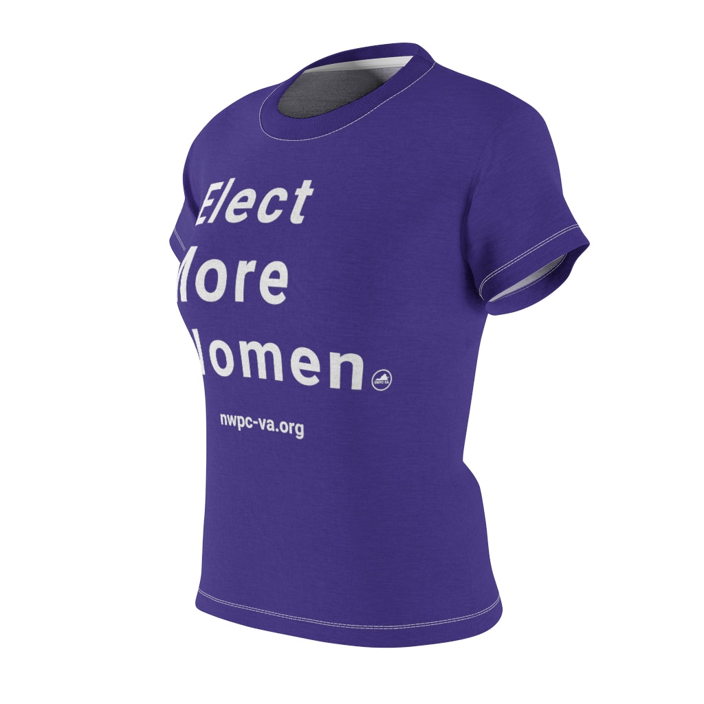 Elect More Women Women's Tee Purple