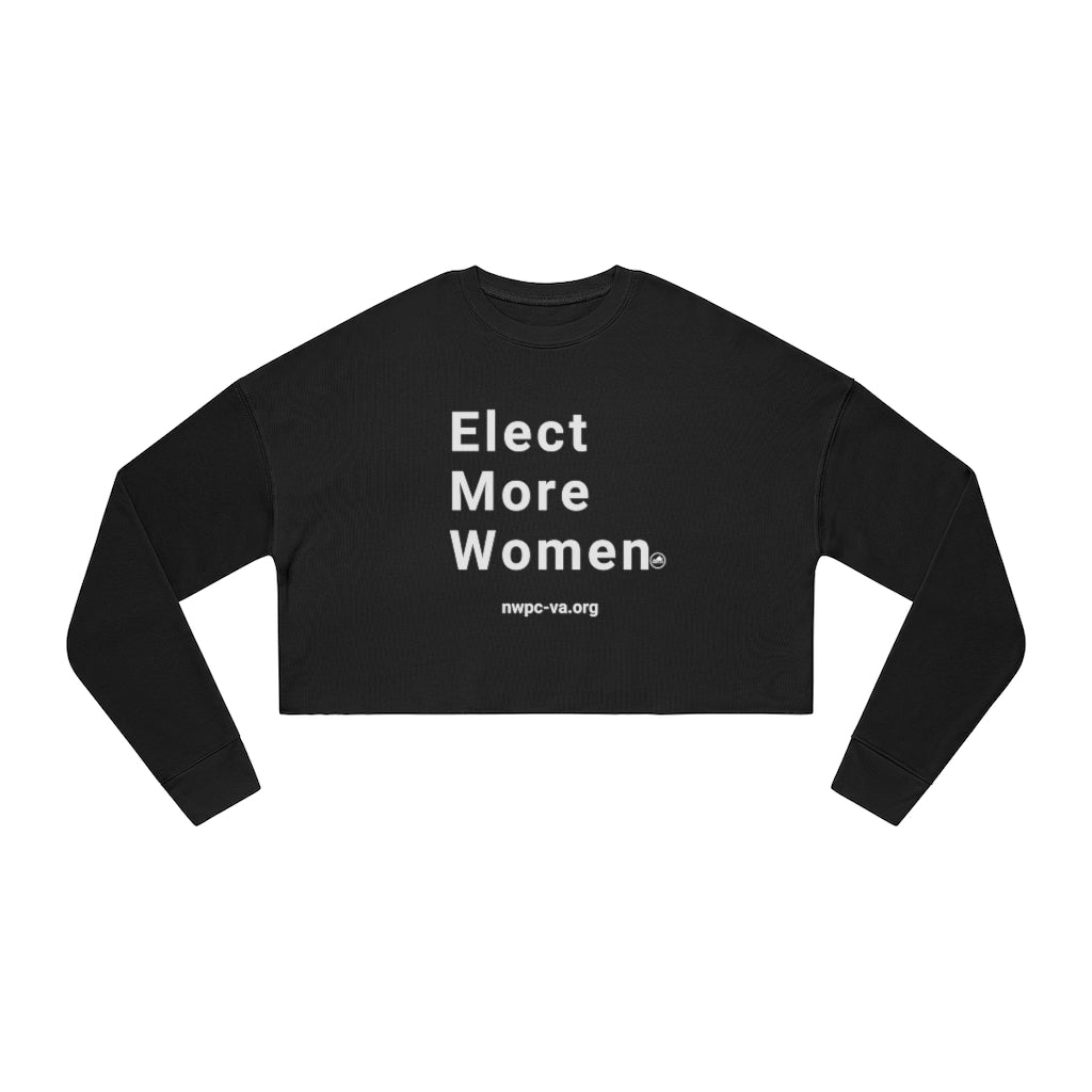 Elect More Women Women's Cropped Sweatshirt