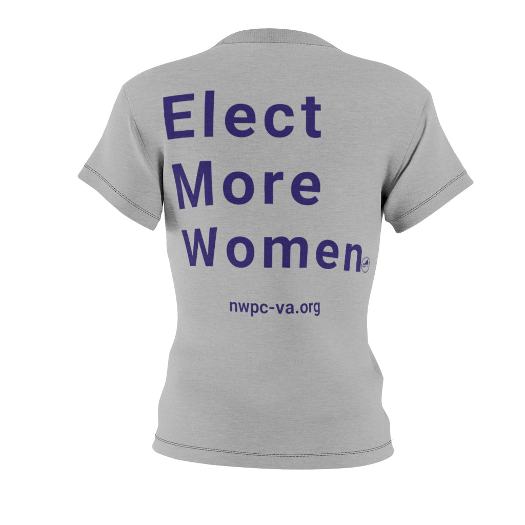Elect More Women Women's Tee Gray