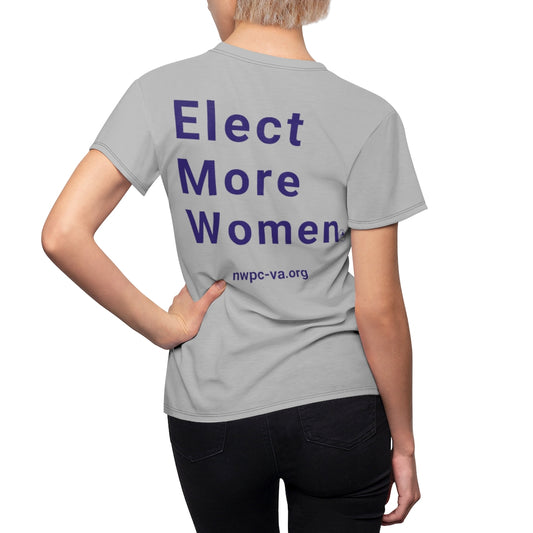 Elect More Women Women's Tee Gray