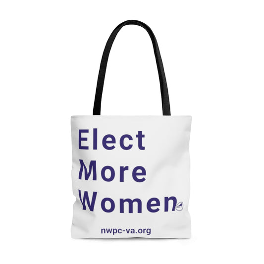 Elect More Women Tote Bag White